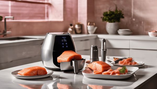 Cuisson rapide et savoureuse du saumon surgelé à l’air fryer