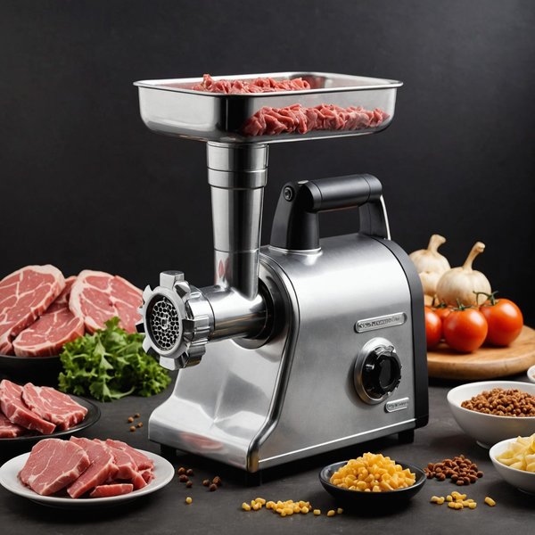 Quels sont les critères pour sélectionner un hachoir à viande avec différentes grilles pour des textures variées?